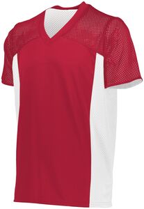 Augusta Sportswear 265 - Youth Reversible Flag Football Jersey Scarlet/White