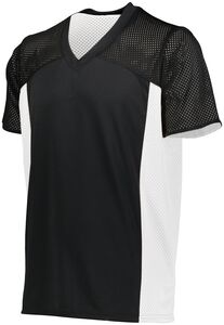Augusta Sportswear 265 - Youth Reversible Flag Football Jersey Negro / Blanco