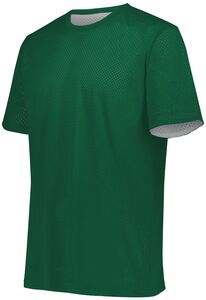 Augusta Sportswear 1602 - Short Sleeve Mesh Reversible Jersey Dark Green/White
