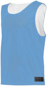 Augusta Sportswear 9717 - Mesh Reversible Pinnie Columbia Blue/White