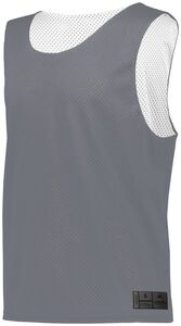 Augusta Sportswear 9717 - Mesh Reversible Pinnie Graphite/White