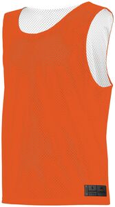 Augusta Sportswear 9718 - Youth Mesh Reversible Pinnie Orange/White