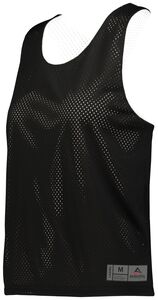 Augusta Sportswear 9719 - Ladies Mesh Reversible Pinnie Negro / Blanco