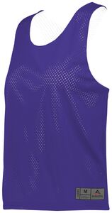 Augusta Sportswear 9719 - Ladies Mesh Reversible Pinnie Purple/White