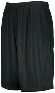 Augusta Sportswear 1844 - 9 Inch Modified Mesh Shorts Black