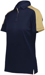 Augusta Sportswear 5029 - Ladies Bi Color Vital Polo Navy/Vegas Gold