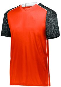 HighFive 322940 - Hawthorn Soccer Jersey Orange/Black Print/White