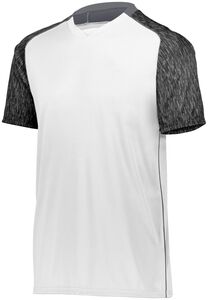 HighFive 322940 - Hawthorn Soccer Jersey White/Black Print/Graphite