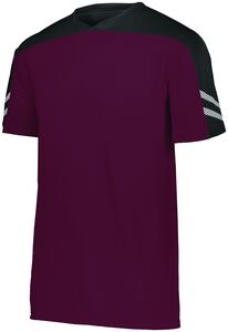 HighFive 322951 - Youth Anfield Soccer Jersey Maroon/Black/White