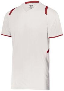 HighFive 322961 - Youth Millennium Soccer Jersey White/Scarlet