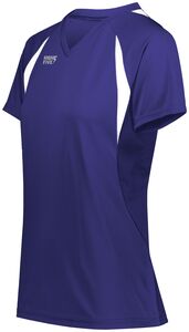 HighFive 342232 - Ladies Color Cross Jersey Purple/White