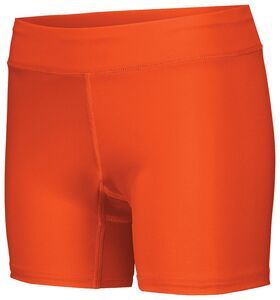 Holloway 221338 - Ladies Pr Max Compression Shorts Naranja