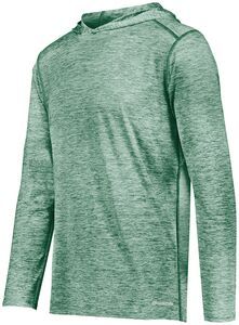 Holloway 222689 - Youth Electrify Coolcore® Hoodie Dark Green Heather