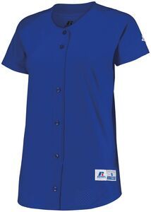 Russell 737VTX - Ladies Stretch Faux Button Jersey