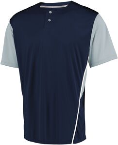 Russell 3R6X2M - Performance Two Button Color Block Jersey Navy/Baseball Grey