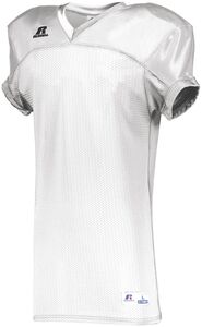 Russell S05SMM - Stretch Mesh Game Jersey White
