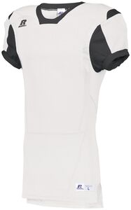 Russell S6793M - Color Block Game Jersey White/Black