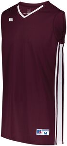 Russell 4B1VTB - Youth Legacy Basketball Jersey Maroon/White