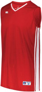 Russell 4B1VTB - Youth Legacy Basketball Jersey True Red/White