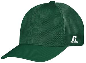 Russell R03MSB - Youth Flexfit 360 Mesh Cap Verde oscuro