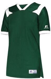 Russell R0493X - Ladies Phenom6 Flag Football Jersey Dark Green/White