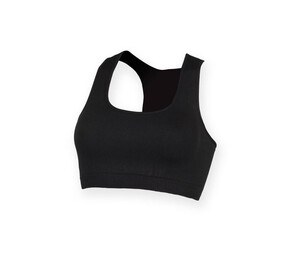 SF Women SK235 - Frauen mit Frauen geschnittenes Sport-T-Shirt Black