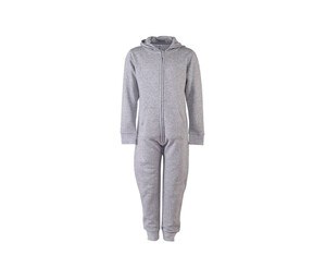 SF Mini SM470 - Children's pajama jumpsuit Heather Grey