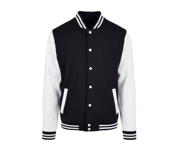 Build Your Brand BYB004 - Vintage Inspired Unisex Baseball Jacket BYB004