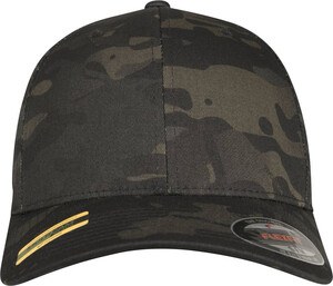 Flexfit 6277MC - Camouflage cap Black Multicam