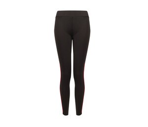 Finden & Hales LV895 - Women's contrast leggings Black / Red