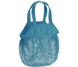 Westford mill WM151 - Mini net bag in organic cotton Airforce Blue
