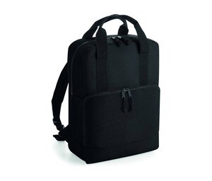 Bagbase BG287 - Recycled polyester backpack Black