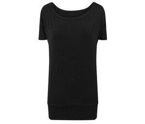 Build Your Brand BY040 - Women's viscose T-shirt Black