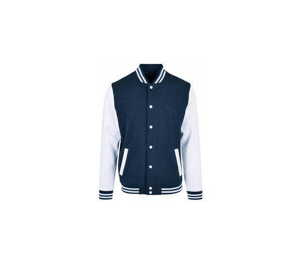 Build Your Brand BYB004 - Chaqueta Deportiva Unisex Estilo Béisbol Retro