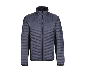 Regatta RGA529 - Bi-material quilted jacket Seal Grey / Black