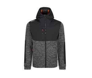 Regatta RGF624 - Bi-material jacket Ash Marl / Black
