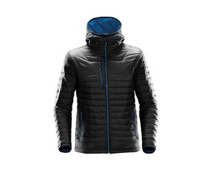 Stormtech SHAFP1 - Men's hooded jacket Black/ Marine Blue