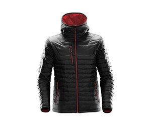 Stormtech SHAFP1 - Men's hooded jacket Black/ True Red