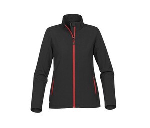 Stormtech SHKSB1W - Women's softshell jacket Black / Bright Red