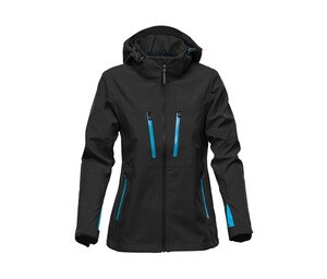 Stormtech SHXB3W - High Technicity Women's Softshell jacket Black/ Electric Blue