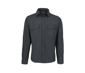 Craghoppers CES001 - Recycled polyester long sleeves shirt Carbon Grey