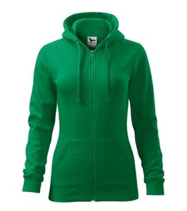 Malfini 411 - Sweashirt Trendy Zipper pour femme vert moyen