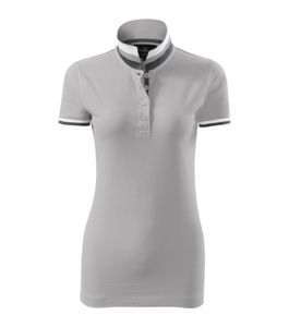 Malfini Premium 257 - Polo Shirt Collar Up Dames zilvergrijs