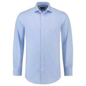 Tricorp T23 - Fitted Stretch Shirt Hemd Herren Pool Blue