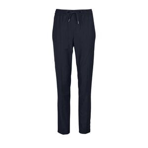 NEOBLU 03779 - Germain Women Pantalones De Traje Con Cintura Elástica Para Mujer Night