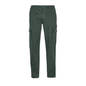 SOL'S 03820 - Docker Pantalones Elásticos De Hombre Verde bosque