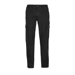 SOL'S 03820 - Docker Men's Stretch Trousers Black