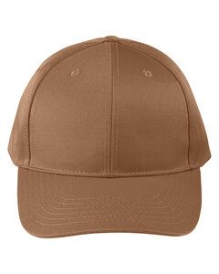 Big Accessories BX020SB - Adult Structured Twill 6-Panel Snapback Cap Heritage Brown