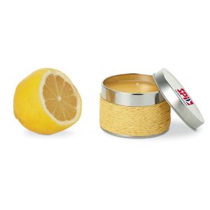 GiftRetail IT2873 - DELICIOUS Fragrance candle Yellow
