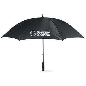 GiftRetail KC5187 - GRUSO Tuulenkestävä sateenvarjo Black